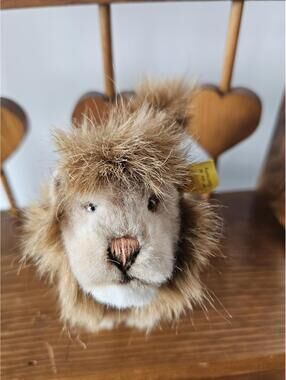 Steiff “Leo”Lion  6” Plush Vintage Western Germany with Tags Excellent